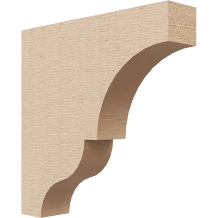 2in. W X 10in. D X 10in. H Series 1 Thin Asheboro Rough Cedar Woodgrain TimberThane Corbel, Tan